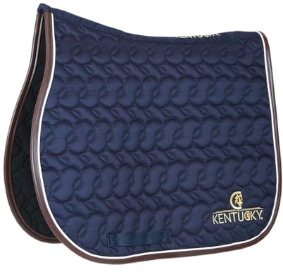 Kentucky - Tapis de selle - Bleu foncé - Avec logo
