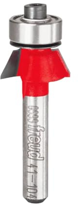 Freud Bevel Trim Bit with Angles from 8° to 45° - Clean Cuts for All Plastic Laminates - 19/32 Diameter, 9/32 Height, 1-7/8 Length - 41-104