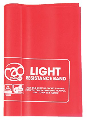 Fitness-Mad Unisex Widerstandsband, Rot