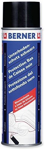 Berner Profi Unterbodenschutz 2001 schwarz 500 ml Dauerhaftes Beschichten von Fahrzeug-Unterböden, Kotflügeln, Schwellern, Front- und Heckschürzen