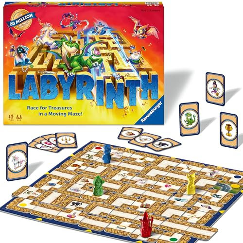 Ravensburger Labyrinth - Moving Maze Family Board Game for Kids and Adults Age 7 and Up