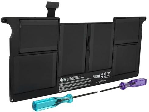 vhbw batteria compatibile con Apple MacBook Air 11 2012 A1465, 11 2011 A1370 notebook (4680mAh, 7,3V, Li-Poly)