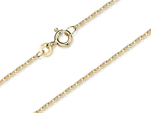 Erbskette 1,5mm Breite, Kinderkette - 333 Gold, Längen wählbar von 32-37cm