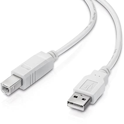 conecto USB 2.0 Kabel. A Stecker/B Stecker - weiß - 1,80m