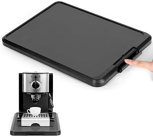 VIGIND Appliance Sliding Tray, Kitchen Coffee Maker Sliding Caddy with Rolling Wheels for Countertop Coffee Maker Kitchen Aid Mixer Blenders and Air Fryer(16.1W x11.8D)