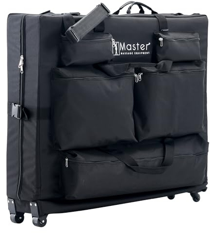 Master Massage Housse de Transport Universelle pour Table de Massage à roulettes avec roulettes, Sac de Transport surdimensionné pour lit de Massage Pliable avec roulettes, Convient aux Tables de