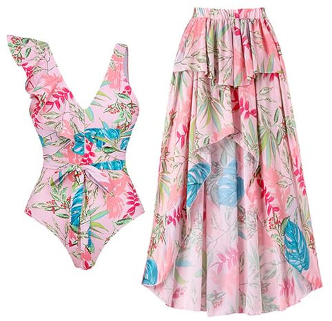 Surf Badeanzug Damen - Damen-Bikini-Badeanzug Konservativer Sonnenschutzrock FüR Damen Badeort HeißEr FrüHling Badeanzug Strandrock Zweiteiliges Set Herren Uhr