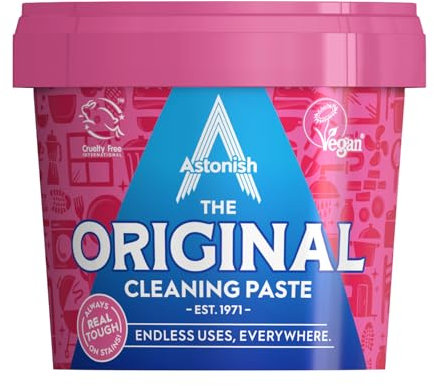 Astonish The Original Cleaning Paste, Multi-Purpose, No Harsh Chemicals, Mandarin & Peaches Scent, 500g