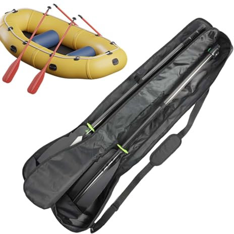 Bootspaddeltasche, Kanu-Paddel-Tragetasche, Kajak-Paddel-Tragetasche, Kajak-Paddel-Organizer-Tasche | Wasserdichter 3-teiliger Paddel-Organizer mit verstellbaren Riemen, dickes Oxford-Gewebe für Kanuf