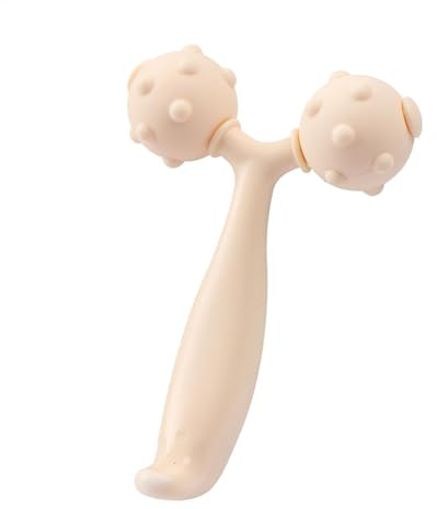 Rodillo facial de doble bola – Rodillos para la piel, masajeador facial en forma de Y, herramientas para el cuidado de la piel, dispositivo masajeador en forma de Y, dispositivo de estiramiento de la