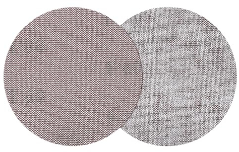 sourcing map Lot de 5 disques abrasifs en maille de 125 mm, grain 80, sans poussière, pour cloison sèche et sol
