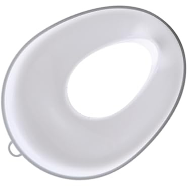 SOPOTUTU Seggiolino Per L’addestramento Al Vasino e Sedile Del Water Per Bambini Piccoli, Riduttore Antiscivolo Ergonomico in Plastica Bianca, Per Uso Domestico e Sviluppo Autonomia Igienica