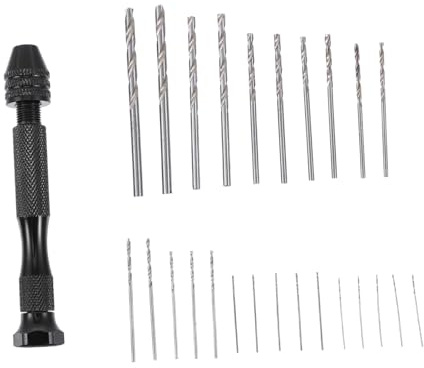 Gatuida Kit Trapano Manuale Morsa Perni Set Di Punta Per Trapano Manuale Precisione Utensile Rotante Per Lavoro Fai Da Te