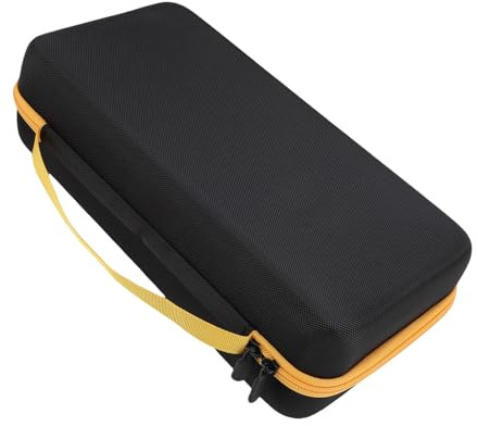 Pomya Hard EVA Case for Slim V8 & Mate Black | Dust Proof, Slight Rain Proof, Anti Drop Protection with Elastic Straps, Mesh Pocket for Accessories, Handle for Easy Transport, Travel
