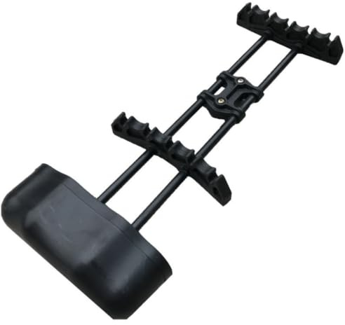 Beavorty 5 for Quick Release Box Arrow Compound and Recurve Bows | Black Plastic, Tail Hollow Design, Wear Resistant Finish, Outdoor Competition Accessory for Arrows