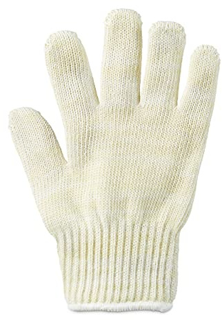 Relaxdays Gant anti-chaleur en fibres aramide taille universelle pour main gauche droite protection résistance haute température grill, beige
