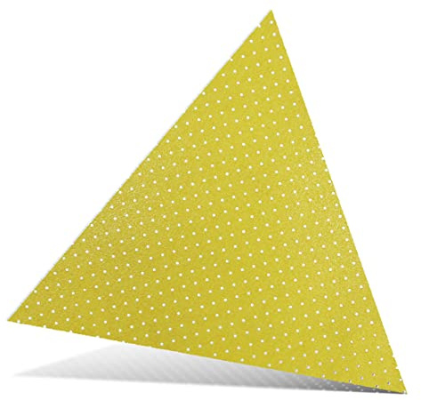 MENZER Ultrapad Klett-Schleifscheiben, 290 x 250 mm, f. Trockenbauschleifer, Weißes Edelkorund (10 Stk.) K120