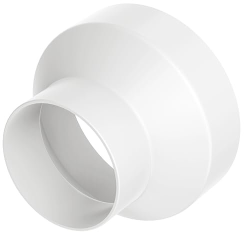 HG Power φ150-100mm Reduzierstück ABS Abluftschlauch Adapter für Rohrventilator Reduzierverbinder Reduktion Übergang Lüftung Rundrohr Ventilation Lüftungskanal