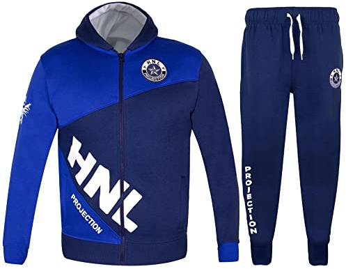 A2Z 4 Kids® Kinder Jungen Mädchen Trainingsanzug Designer HNL Projetion Mit Kapuzen Top Bottom Sport Joggers Jacke & Hosen Training Läuft Jogging Anzug Nue Alter 2-13 Jahre
