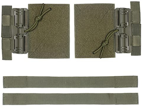 Aekvinks Tactical MOLLE Vest Quick Release Cummerbund Buckle Set Fast Fit Side Belt Straps Cummerbund for JPC CPC NCP XPC 420 Vest Green