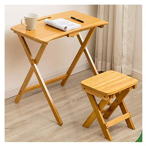 Laptop-Tisch Computertisch Faltbare Laptoptisch Studierende Schreibtisch Minimalistisch Tischstuhl Set for Kinder schreiben Lesen Studieren höhenverstellbare Tischstuhl Set Couchtisch Arbeitstisch für