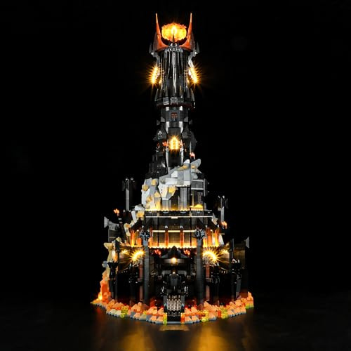 BRIKSMAX LED Beleuchtung kompatibel mit LEGO 10333 Barad-dûr