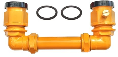 Gas System Pressure Testing Bridge Tool Commissioning with No Meter Needed Gas Meter Bypass Simulate & Test Boilers Pre-Meter Direct Replacement for U6 G4 E6 Gas Meter with 152.4mm Centres