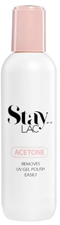STAYLAC UV Gel Nail Polish Remover - Aceton 100 ml - Nagellackentferner - Entferner - Aceton UV Nagellack Entfernen - Gelnägel Entferner