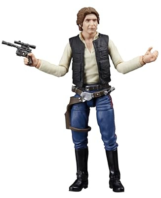 Star Wars Hasbro The Vintage Collection, Han Solo, action figure premium ispirata al film nuova speranza, da 9,5 cm