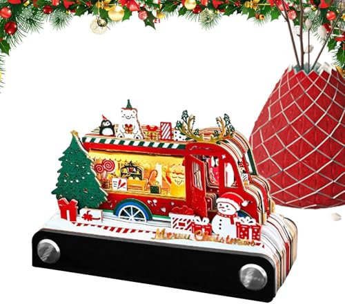 Uhrenkalender 2025,Uhrenkalender 2025, Abreißkalender, Weihnachtszeitstück-Kalender, Schreibtisch-Post-Notes-Desktop-Skulptur für die weihnachtliche Einweihungs-Desktop-Dekoration