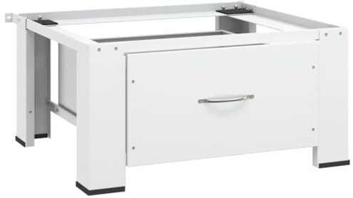 LXYZWRW Furniture Select Waschmaschinensockel mit Schublade, Weiß