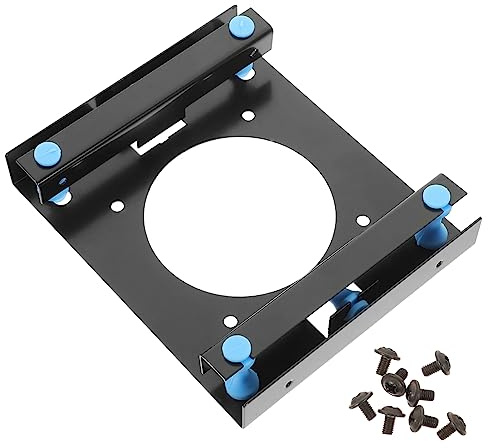DIYEAH Festplattenhalterung 14.5Cm HDD Halterung Intern Mit Aktivem StoßDäMpfungs-Silikon Vibrationsreduzierender Interner Antriebsschacht FüR Computer Mit Schrauben Und Klammern