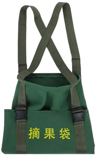LOORGVEL Tragbare Garten Obstpflücker Tasche 17.72X13.78X9.84In Effizienter Erntebeutel Für Obstsammlung Im Obstgarten Und Outdoor Gartenarbeit