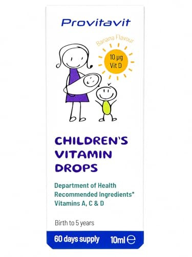 Provitavit Children's Vitamin Drops - NHS Recommended Vitamins A, C and D.