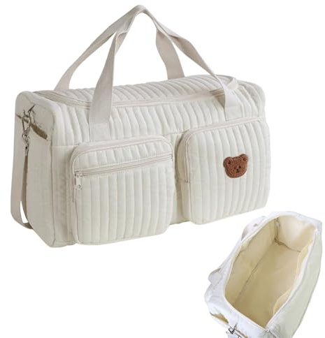 Sac Organisateur De Couches - Rangement Matelassé Pour Couches Avec Poches À Fermeture Éclair,Sac Organisateur Pour Poussette - Pour La Maman, Les Nouveaux Parents, Les Voyages, Les Week-Ends, Les Sor
