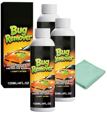 Eliminador de Manchas de Insectos,Limpiador de Coches en Spray, Para la Limpieza de la Carrocería y el Acceso a Coches Limpios120ML*3PC