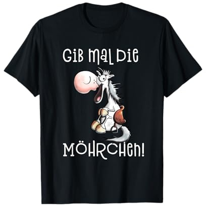 Möhrchen Pferd Cartoon Pferde Spruch Für Reiter Fun T-Shirt