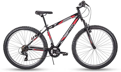 Huffy Herren 27.5 Tekton Hardtail Mountainbike, 27,5 Zoll, Schwarz