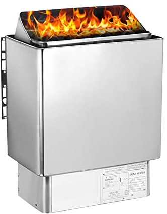 UK 3KW Electric Sauna Heater, Sauna Stove Oven Dry Steam Sauna, with Integrated Internal Control, Personal Commercial, for 3m³ Room