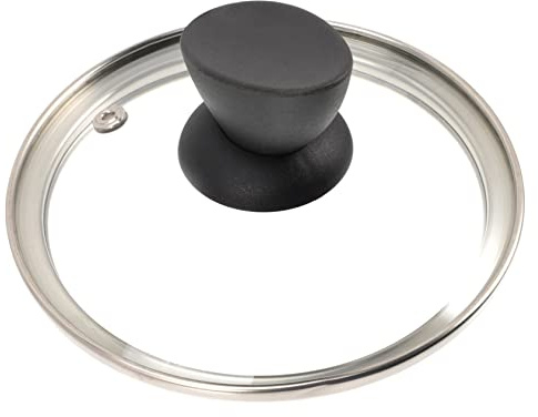 COLLBATH Hochwertiger Glasdeckel für Töpfe und Pfannen Ø Hitzebeständig Spülmaschinenfest mit Edelstahlgriff und Dampfloch Ideal Ersatz für Induktionsgeeignetes Kochgeschirr und Spritzschutz