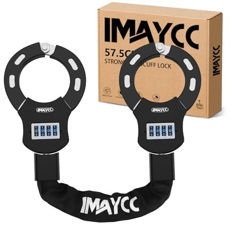 IMAYCC Neue E Scooter Schloss Zahlencode, 8MM Dicke Schloss für E Scooter, Handschellenschloss für E Scooter, Fahrradschloss, Hochsicherheits-Schlösser, Motorrad