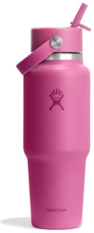 Hydro Flask - Travel Bottle 946 ml 32 oz - Isolerad rostfri vattenflaska med TempShield-vakuumisolering och läckagesäker Flex-sugrörslock - Reef
