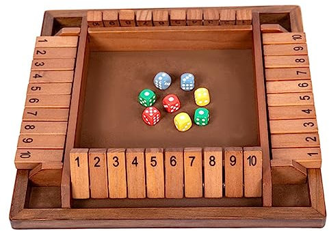 KOMBIUDA 1satz Multifunktionale Digitale Flipping Board Holzspiel Für Erwachsene Interaktives Trinkspiel Für Partys Familienfreundliches Mathe-Spielzeug Mit Niedrigem Punktesystem