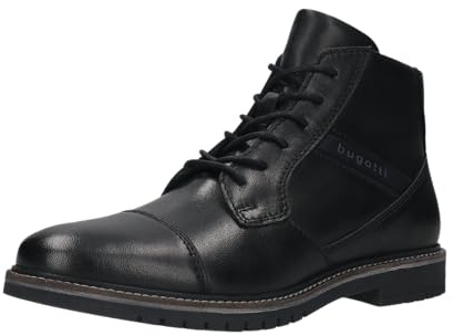 bugatti Homme 331-8373a Bottes avec Doublure Froide, Noir, 44 EU