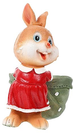 HEMOTON Hase Sukkulenten Blumentopf Resin Kaktus Blumentopf Resin Sukkulenten Übertopf Topf
