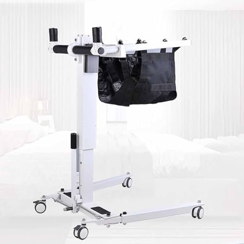 DDZJTPP Elektrischer Patientenlifter Für Zu Hause, Tragbarer Medizinischer Transferstuhl, Höhenverstellbarer Transportrollstuhl, Klappbarer Duschstuhl, Maximale Belastung 130 Kg