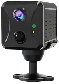KVBRUI Caméra de Surveillance 5MP 4G avec Carte SIM ou Wi-FI, interphone, détection Infrarouge PIR, sécurité bébé IP(US 4G Cam Add 128GB)