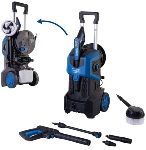 Scheppach Limpiador de alta presión SHD180 para terrazas con 180 bares y 2400 W