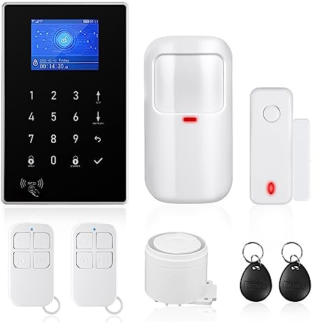 Di Allarme Sicurezza Domestica WiFi GSM Kit Antifurto Wireless Con Sensore Movimento Sistema Di Allarme Completo(1 set)