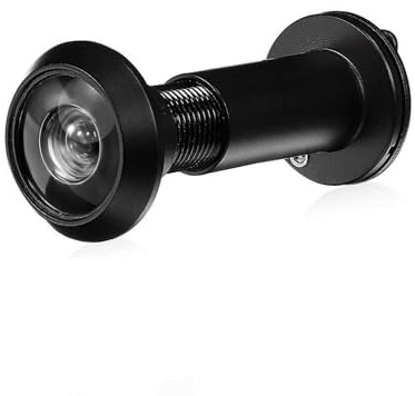 Door Peephole,Spy Hole for Front Door,Ultra-Clear with Privacy Cover/14-18mm Aperture/35-60mm Doors Thickness/Black,for Home,Hotel,and Dormitory Safety